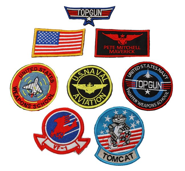 Top Gun Cotton Badge Accessory Set
