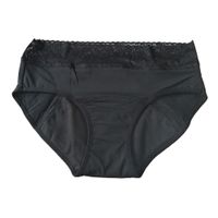 Blossom Period Panties Classic Bikini Cotton - Black, Shop Today. Get it  Tomorrow!