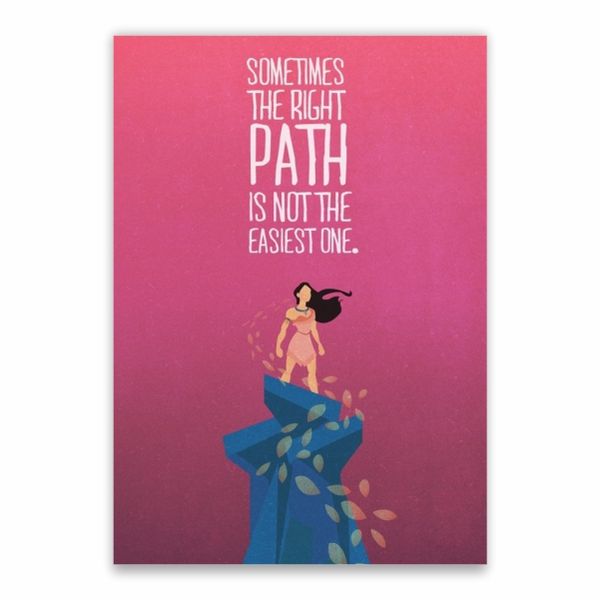 Pocahontas Quote Poster - A1