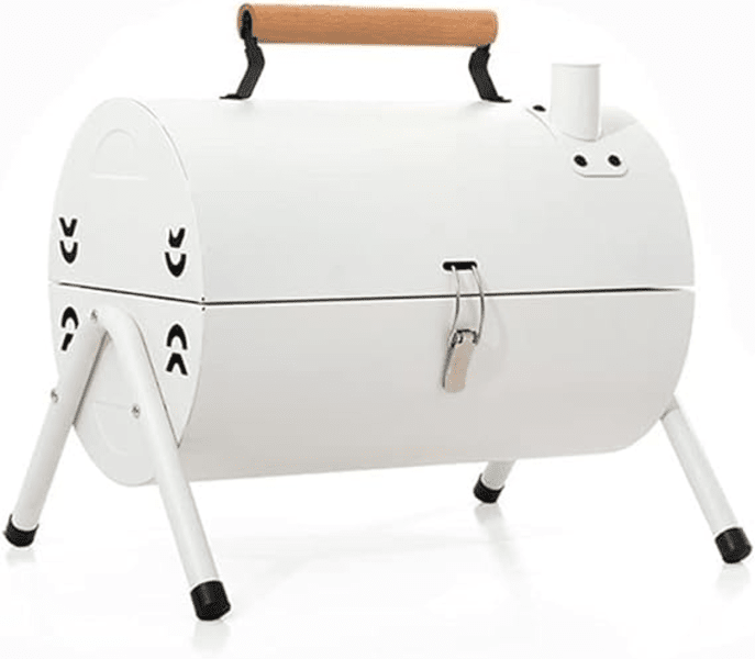 YAS Charcoal Barbecue Grill,Smoke Free Double Sided Metal