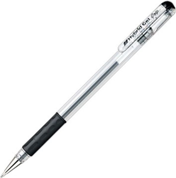 Pentel - Hybrid Gel Grip Ink Pens K118 - Black - 2 Piece