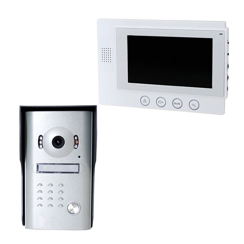 Surface VIDEO INTERCOM LEGRAND and surface handsfree internal white video  unit with a 7 colour display, reflective glass surface :: Comfort-el
