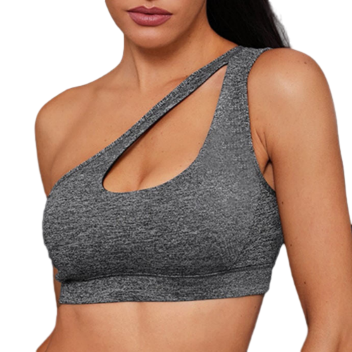 Women's Top One-Shoulder Running Yoga Wireless Yoga Sports Bra