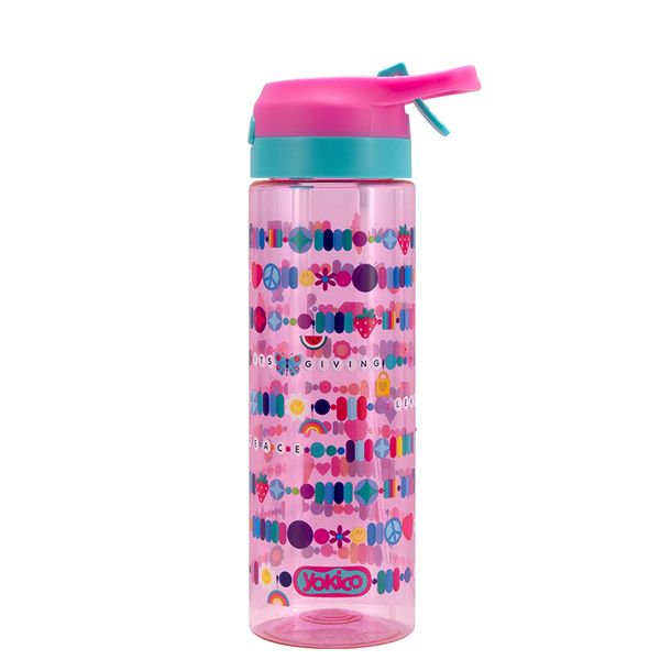 Pink Lucky Charm Spray Water Bottle
