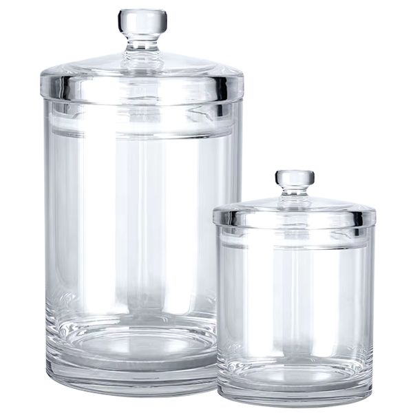 2 Piece Set-Thick Glasses High-quality for Snacks,Coffee,Cookies,Dry Fruits