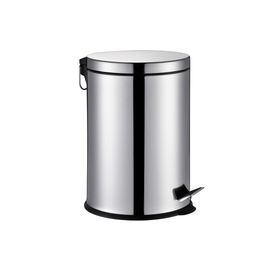 Householder Polished Stainless Steel Foot Pedal Waste Bin 3L | Shop ...