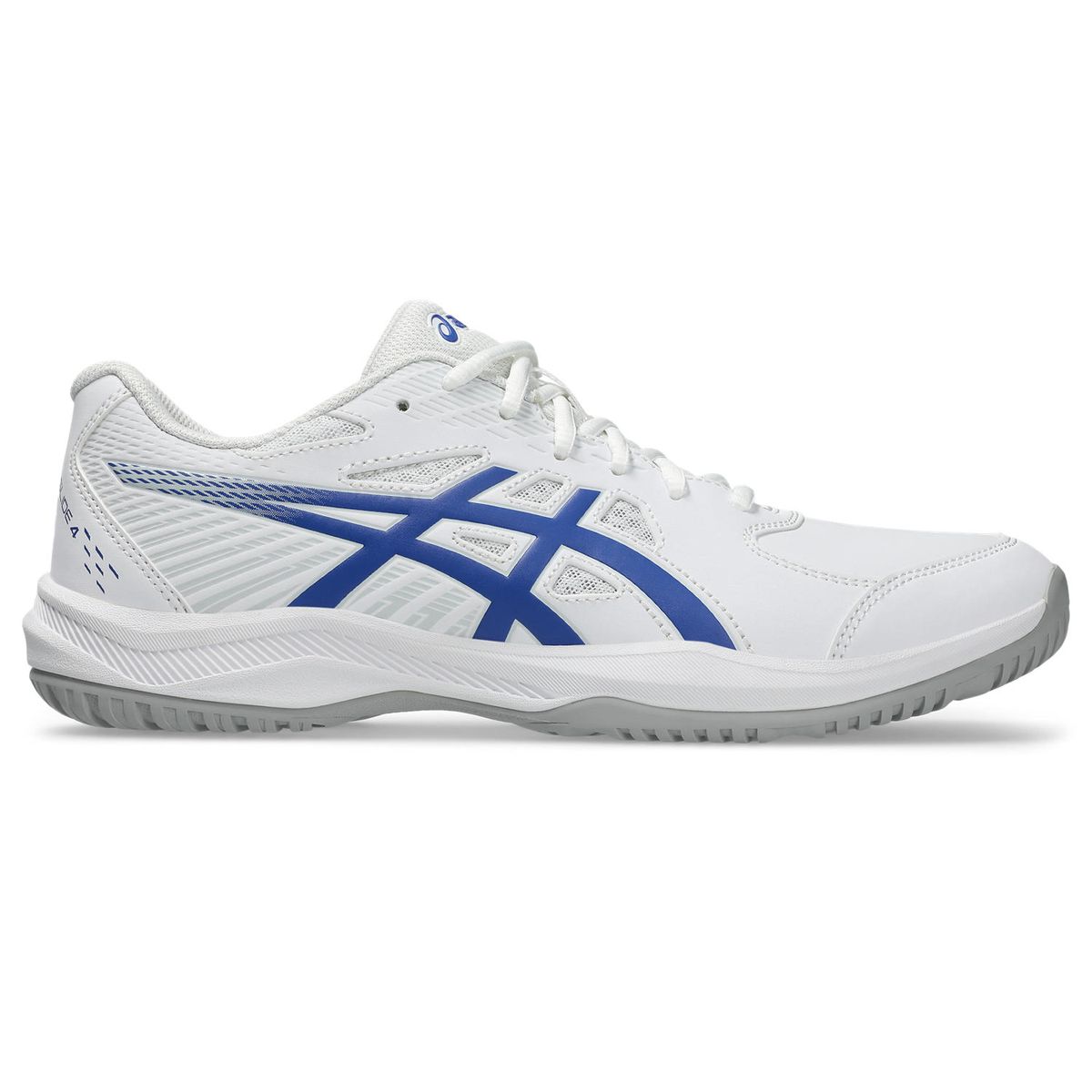 Asics Men's Court Slide 4 Tennis Shoes - White/Dark Cobalt