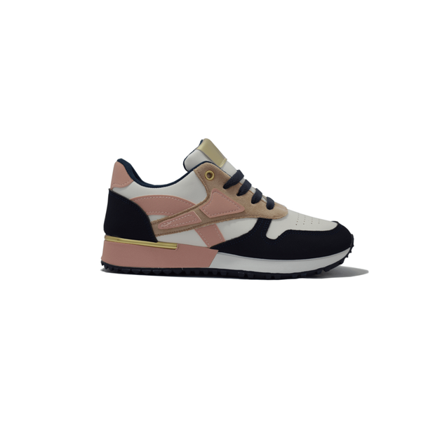 Ladies Fashion Sneaker - Pink and Blue