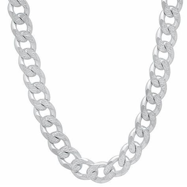 Diamond Cut Cuban Curb Chain 60cm long 6mm wide