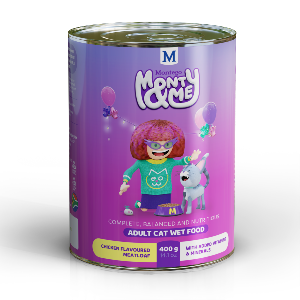 Montego Monty &amp; Me - Essential Adult Cat Wet Food 400 g (Pack of 12)