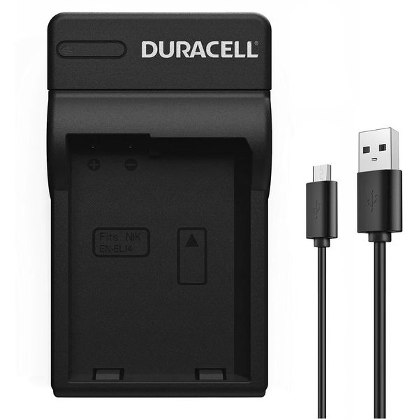 Charger for Nikon EN-EL14 Battery by Duracell