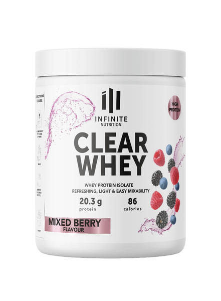 Infinite Nutrition Clear Whey Protein - Mixed Berry Flavour - 500g