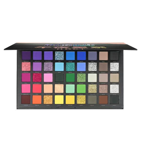 Midnight Starry Sky Eyeshadow Palette - Rainbow Makeup for Deep Skin Tones
