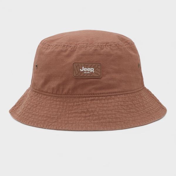 Jeep Brown Washed Bucket Hat