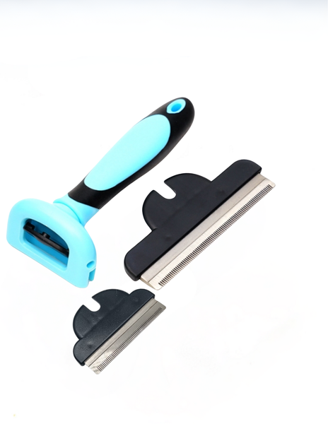 Bestby - Pet Detangling Fine-Tooth Comb with 2 Detachable Heads