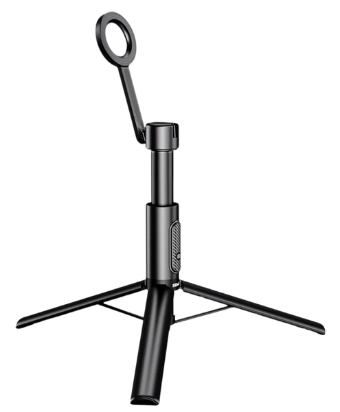 MagSafe telescopic phone tripod with selfie stick function, magnetic ring