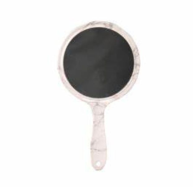 Marble Design Handheld Mirror (Double Sided )