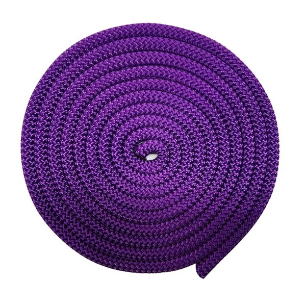 Rhythmic Gymnastics Arts Training Body Building Competition Rope 3m - Purple