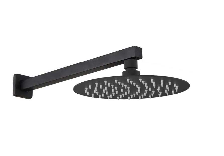 LMA Essentials Round S. Steel 20cm Shower Head & 40cm Arm Set