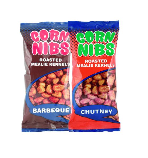 Corn Kernels 50g - Assorted - Barbeque &amp; Chutney - Pack of 20
