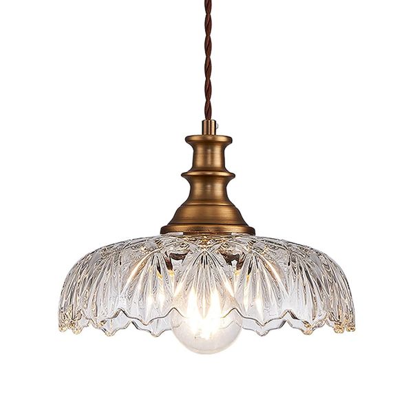 Crystal Chandelier Vintage, Glass Pendant Light, Ceiling Light Living Room