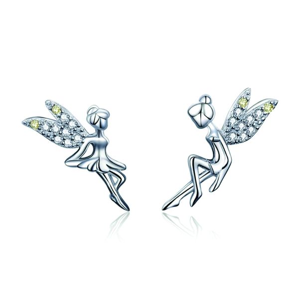 Dancing Fairy Elf Stud Earrings
