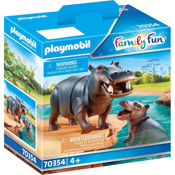 Playmobil Hippo with Calf 70354