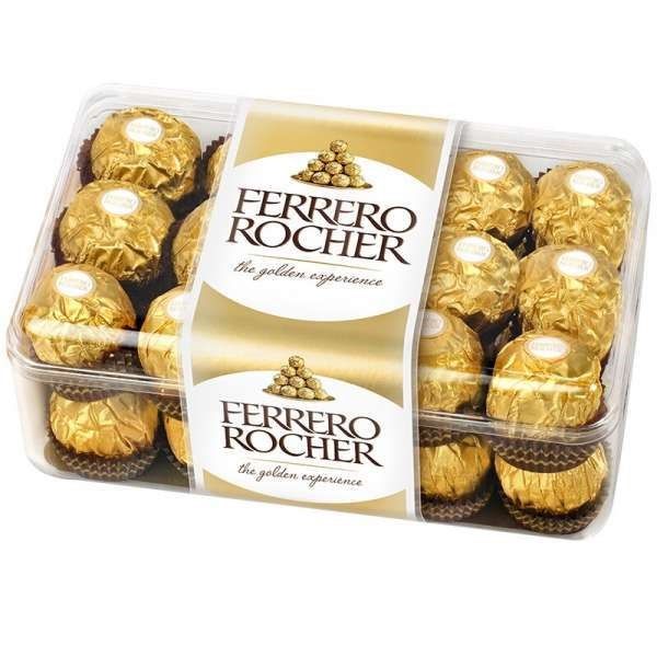 Ferrero Rocher 375g box (30 Hazelnut Wafer Balls)