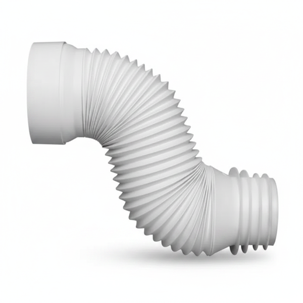 Wirquin Flexible 110mm Toilet Connector with 550mm Extension Fins