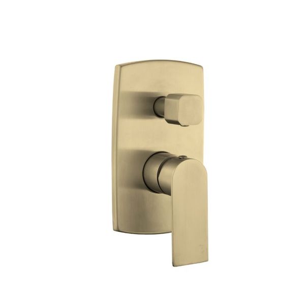 Graphite Mixer &amp; Diverter Concealed Clevo 211582
