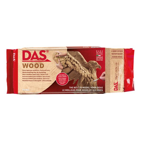DAS WOOD Modelling Clay 700g