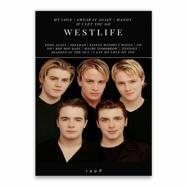 Westlife Songs 1998 Poster - A1
