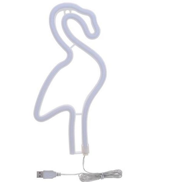 Red LED Neon Modeling Flamingo Neon Wall Light Lamp For Decoration