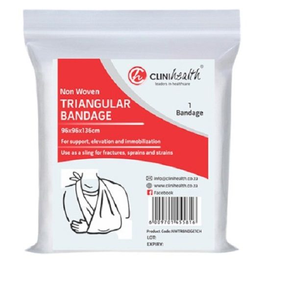 Clinihealth - Non Woven Triangular Bandage x 12