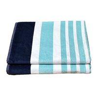 Velour 2 Pack Bath Sheet Cotton 95 x 145cm