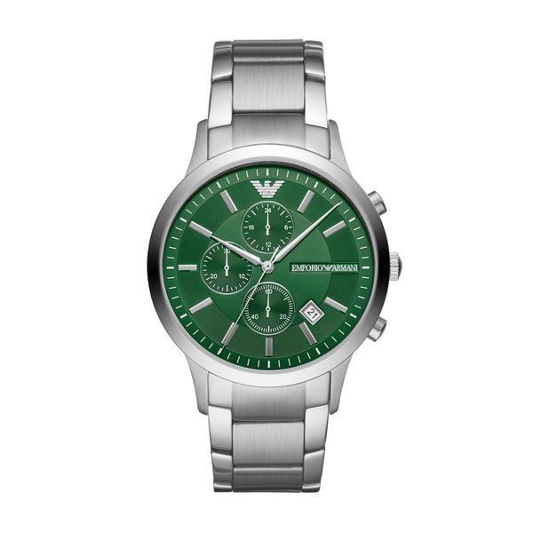 Armani Mens Silver Stainless Steel Watch-AR11507