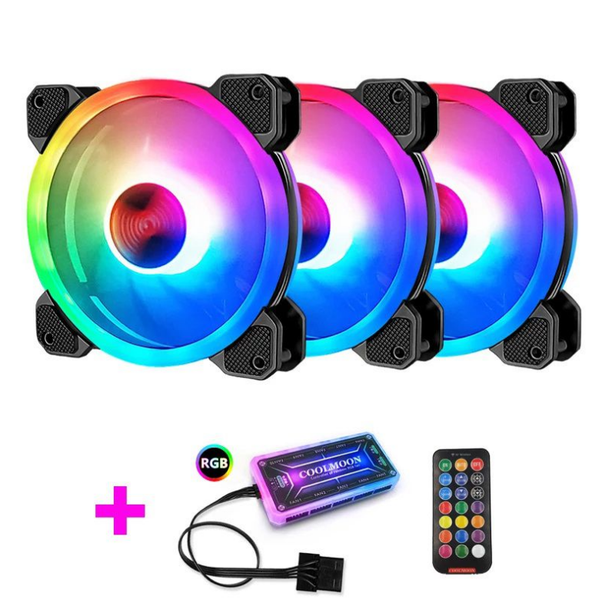 120mm RGB Cooling Fan Kit - 3 Fans