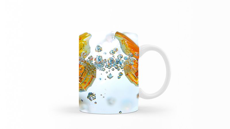 Designer Art Coffee Mug -098-Butterfly
