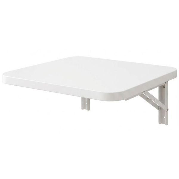 100x50cm Wall Mounted Folding Table Desk - White