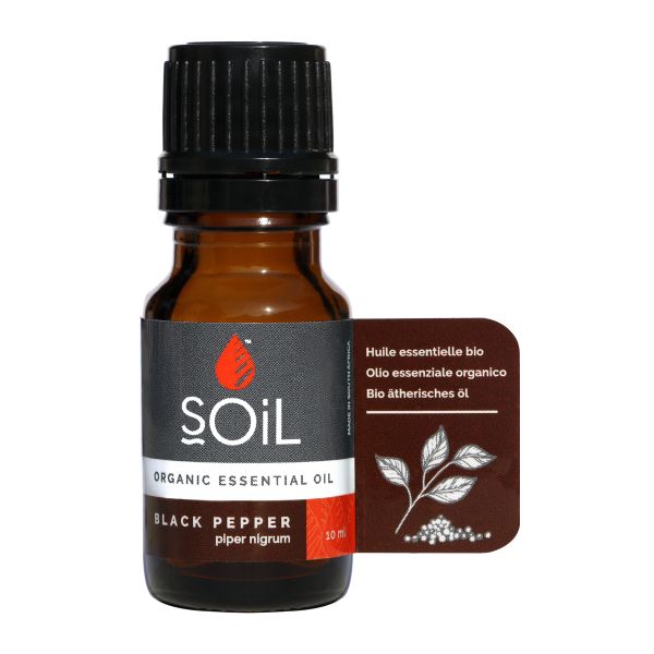 SOiL Organic Black Pepper Essential Oil