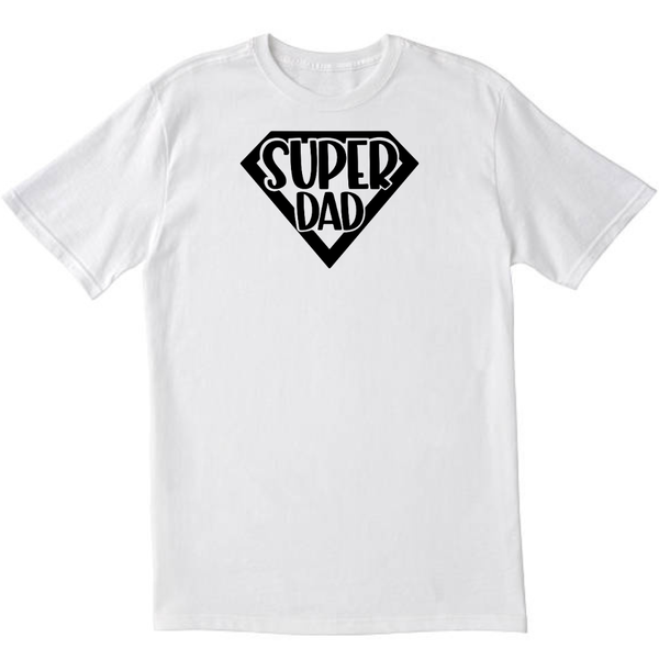 Super Dad n1 White T-shirt