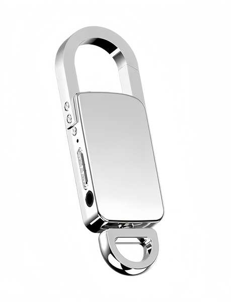 OQIMAX Spy Voice Recorder Integrated Into A Keychain,16GB,MP3 Player