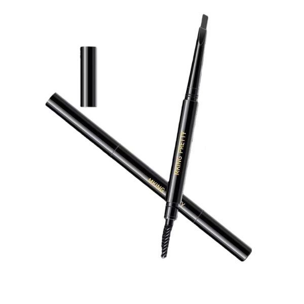 Waterproof Eyebrow Pencil: Dual-Head, Triangular Tip