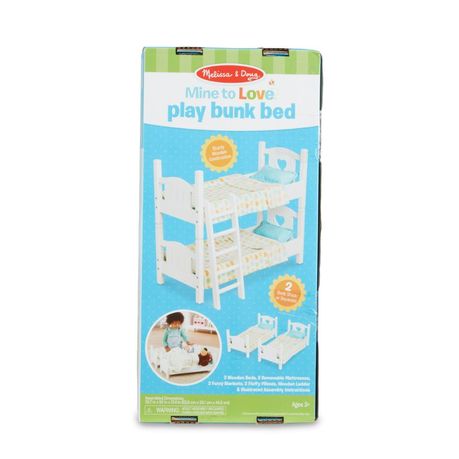 melissa and doug bunk bed