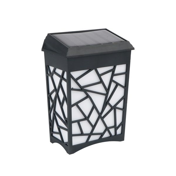 Solar Powered Decorative Wall Lamp RGB And Warm White