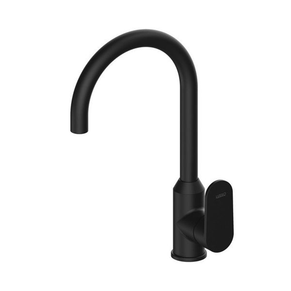 Lusso Roya Single Hole Sink Mixer - Black (120 x 300 x 70mm)