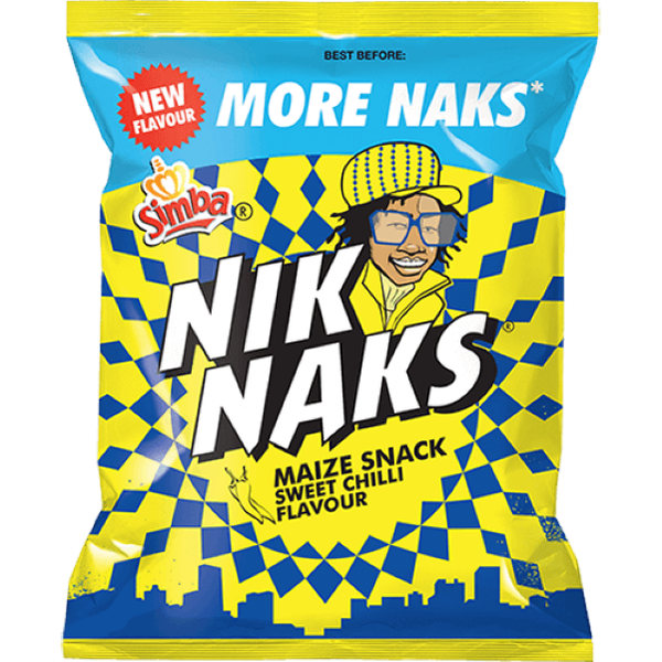 Niknaks Snack Baler - Sweet Chilli (40 x 25g)