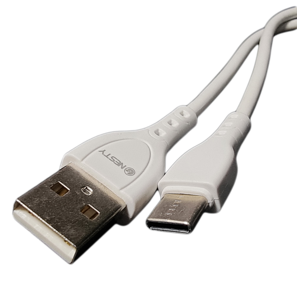 Nesty Data And Fast Charging Type C Cable 1m - White