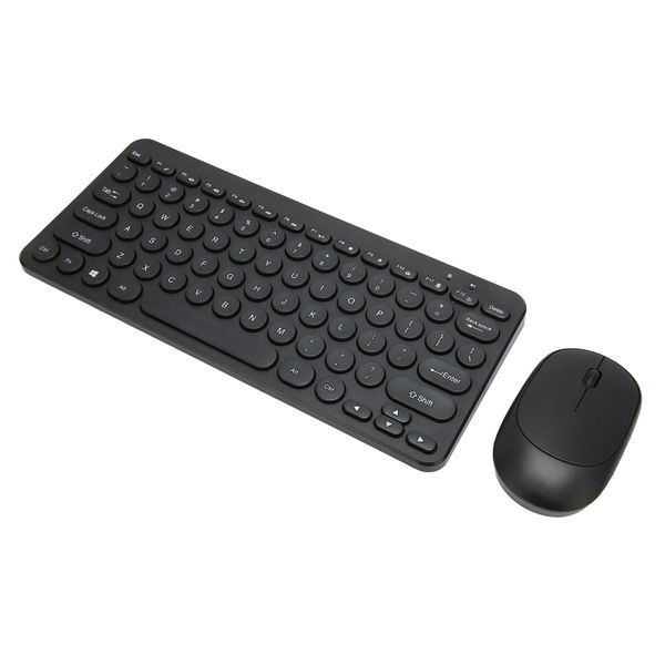78-Key Wireless Combo (Black/Round Keys)