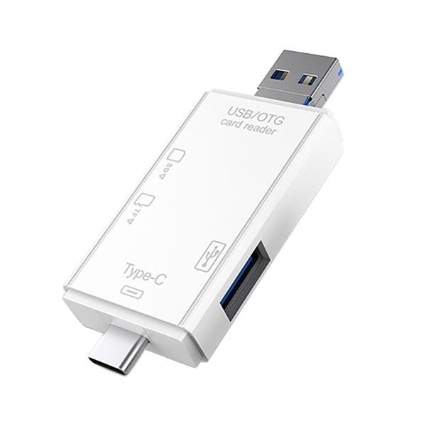 Multifunctional USB 2.0 Card Reader Mini Type-C TF-SD Card Reader